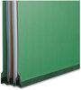 A Picture of product UNV-10317 Universal® Deluxe Six-Section Colored Pressboard End Tab Classification Folders 2 Dividers, 6 Fasteners, Letter Size, Green, 10/Box