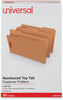 A Picture of product UNV-10412 Universal® Reinforced Top Tab Fastener Folders 0.75" Expansion, 2 Fasteners, Legal Size, Brown Kraft Exterior, 50/Box