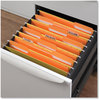 A Picture of product UNV-10507 Universal® Deluxe Colored Top Tab File Folders 1/3-Cut Tabs: Assorted, Letter Size, Orange/Light Orange, 100/Box