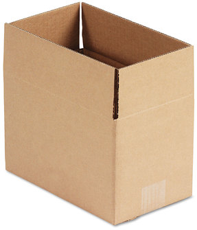 Universal® Brown Corrugated Fixed-Depth Shipping Boxes Regular Slotted Container (RSC), 6" x 10" Kraft, 25/Bundle