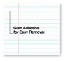 A Picture of product UNV-11000 Universal® Glue Top Pads Wide/Legal Rule, 50 White 8.5 x 11 Sheets, Dozen