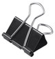 A Picture of product UNV-11060 Universal® Binder Clips with Storage Tub, Mini, Black/Silver, 60/Pack