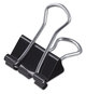 A Picture of product UNV-11140 Universal® Binder Clips with Storage Tub, Small, Black/Silver, 40/Pack
