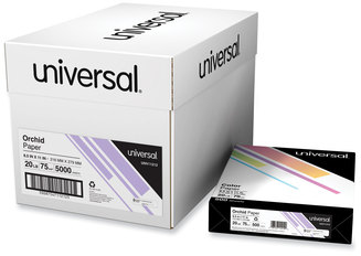 Universal® Deluxe Colored Paper 20 lb Bond Weight, 8.5 x 11, Orchid, 500/Ream