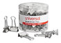 A Picture of product UNV-11240 Universal® Binder Clips with Storage Tub, Small, Silver, 40/Pack