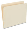 A Picture of product UNV-12110 Universal® Top Tab File Folders Straight Tabs, Letter Size, 0.75" Expansion, Manila, 100/Box