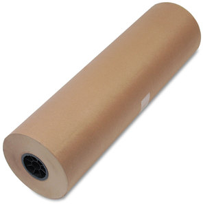 Universal® High-Volume Wrapping Paper Rolls Heavyweight Roll, 50 lb Weight Stock, 30" x 720 ft, Brown