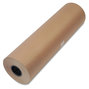 A Picture of product UNV-1300046 Universal® High-Volume Wrapping Paper Rolls Heavyweight Roll, 50 lb Weight Stock, 30" x 720 ft, Brown