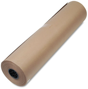 Universal® High-Volume Wrapping Paper Rolls Heavyweight Roll, 50 lb Weight Stock, 36" x 720 ft, Brown