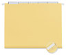 A Picture of product UNV-14119 Universal® Deluxe Bright Color Hanging File Folders Letter Size, 1/5-Cut Tabs, Yellow, 25/Box