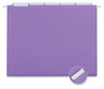 A Picture of product UNV-14120 Universal® Deluxe Bright Color Hanging File Folders Letter Size, 1/5-Cut Tabs, Violet, 25/Box