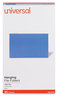 A Picture of product UNV-14216 Universal® Deluxe Bright Color Hanging File Folders Legal Size, 1/5-Cut Tabs, Blue, 25/Box