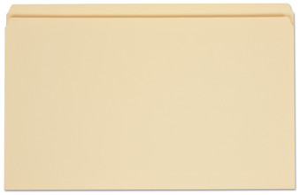 Universal® Top Tab File Folders Straight Tabs, Legal Size, 0.75" Expansion, Manila, 100/Box