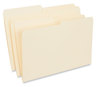 A Picture of product UNV-15112 Universal® Top Tab File Folders 1/2-Cut Tabs: Assorted, Legal Size, 0.75" Expansion, Manila, 100/Box