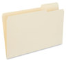 A Picture of product UNV-15123 Universal® Top Tab File Folders 1/3-Cut Tabs: Right Position, Legal Size, 0.75" Expansion, Manila, 100/Box