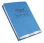 A Picture of product UNV-15431 Universal® Pressboard Hanging Binder 2 Posts, 6" Capacity, 9.5 x 11, Light Blue