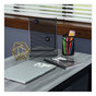 A Picture of product UNV-15510 Universal™ Retractable Ballpoint Pen Medium 1 mm, Black Ink, Barrel, Dozen