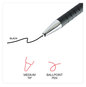 A Picture of product UNV-15510 Universal™ Retractable Ballpoint Pen Medium 1 mm, Black Ink, Barrel, Dozen
