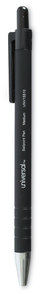 Universal™ Retractable Ballpoint Pen Medium 1 mm, Black Ink, Barrel, Dozen