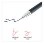 A Picture of product UNV-15511 Universal™ Retractable Ballpoint Pen Medium 1 mm, Blue Ink, Barrel, Dozen