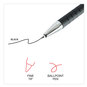 A Picture of product UNV-15520 Universal™ Retractable Ballpoint Pen Fine 0.7 mm, Black Ink, Barrel, Dozen