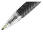 A Picture of product UNV-15533 Universal™ Comfort Grip® Clear Barrel Retractable Ballpoint Pen Medium 1 mm, Black Ink, Clear/Black 48/Pack