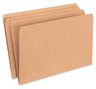 A Picture of product UNV-16140 Universal® Reinforced Kraft Top Tab File Folders Straight Tabs, Legal Size, 0.75" Expansion, Brown, 100/Box