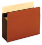 A Picture of product UNV-17562 Universal® Redrope Expanding File Pockets 7" Expansion, Letter Size, Brown, 5/Box