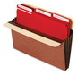 A Picture of product UNV-17562 Universal® Redrope Expanding File Pockets 7" Expansion, Letter Size, Brown, 5/Box