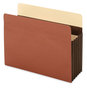 A Picture of product UNV-17562 Universal® Redrope Expanding File Pockets 7" Expansion, Letter Size, Brown, 5/Box