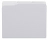 A Picture of product UNV-18101 Universal® Top Tab File Folders 1/3-Cut Tabs: Assorted, Letter Size, 0.75" Expansion, Gray, 100/Box