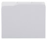 A Picture of product UNV-18101 Universal® Top Tab File Folders 1/3-Cut Tabs: Assorted, Letter Size, 0.75" Expansion, Gray, 100/Box