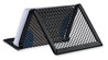 A Picture of product UNV-20005 Universal® Deluxe Mesh Business Card Holder Metal Holds 50 2.25 x 4 Cards, 3.78 3.38 2.13, Black