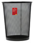A Picture of product UNV-20008 Universal® Deluxe Mesh Wastebasket 18 qt, Steel Black