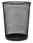 A Picture of product UNV-20008 Universal® Deluxe Mesh Wastebasket 18 qt, Steel Black