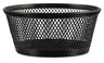 A Picture of product UNV-20014 Universal® Deluxe Mesh Jumbo Storage Dish 4.38" Diameter x 2"h, Black