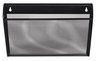 A Picture of product UNV-20026 Universal® Metal Mesh Wall File Letter Size, 14" x 3.1" 8.2", Black