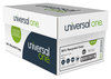 A Picture of product UNV-20050 Universal® 50% Recycled Copy Paper 92 Bright, 20 lb Bond Weight, 8.5 x 11, White, 500 Sheets/Ream, 10 Reams/Carton