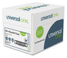 A Picture of product UNV-200505 Universal® 50% Recycled Copy Paper 92 Bright, 20 lb Bond Weight, 8.5 x 11, White, 500 Sheets/Ream, 5 Reams/Carton