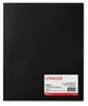 A Picture of product UNV-20540 Universal® Two-Pocket Plastic Folders 100-Sheet Capacity, 11 x 8.5, Black, 10/Pack