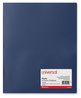 A Picture of product UNV-20541 Universal® Two-Pocket Plastic Folders 100-Sheet Capacity, 11 x 8.5, Navy Blue, 10/Pack