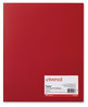 A Picture of product UNV-20543 Universal® Two-Pocket Plastic Folders 100-Sheet Capacity, 11 x 8.5, Red, 10/Pack