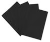 A Picture of product UNV-20550 Universal® Plastic Twin-Pocket Report Covers with Fasteners Three-Prong Fastener, 11 x 8.5, Black/Black, 10/Pack