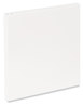 A Picture of product UNV-20702 Universal® Slant D-Ring View Binder 3 Rings, 0.5" Capacity, 11 x 8.5, White