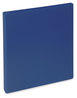 A Picture of product UNV-20718 Universal® Slant D-Ring View Binder 3 Rings, 1.5" Capacity, 11 x 8.5, Navy Blue