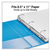 A Picture of product UNV-20723 Universal® Slant D-Ring View Binder 3 Rings, 1.5" Capacity, 11 x 8.5, Light Blue