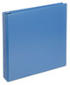 A Picture of product UNV-20723 Universal® Slant D-Ring View Binder 3 Rings, 1.5" Capacity, 11 x 8.5, Light Blue