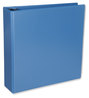 A Picture of product UNV-20733 Universal® Slant D-Ring View Binder 3 Rings, 2" Capacity, 11 x 8.5, Light Blue