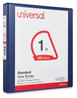 A Picture of product UNV-207410 Universal® Slant D-Ring View Binder 3 Rings, 1" Capacity, 11 x 8.5, Navy Blue