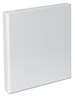 A Picture of product UNV-20742 Universal® Slant D-Ring View Binder 3 Rings, 1" Capacity, 11 x 8.5, White, 4/Pack